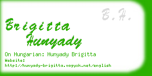 brigitta hunyady business card